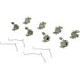CENTRIC PARTS 102.06190 C-Tek Semi-Metallic Brake Pads with Shims