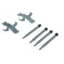 CENTRIC PARTS 102.06200 C-Tek Semi-Metallic Brake Pads with Shims