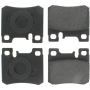 CENTRIC PARTS 102.06200 C-Tek Semi-Metallic Brake Pads with Shims