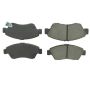 CENTRIC PARTS 102.06210 C-Tek Semi-Metallic Brake Pads with Shims