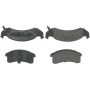 CENTRIC PARTS 102.06230 C-Tek Semi-Metallic Brake Pads with Shims