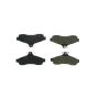 CENTRIC PARTS 102.06280 C-Tek Semi-Metallic Brake Pads with Shims