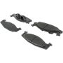 CENTRIC PARTS 102.06320 C-Tek Semi-Metallic Brake Pads with Shims