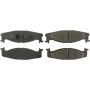 CENTRIC PARTS 102.06320 C-Tek Semi-Metallic Brake Pads with Shims
