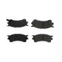 CENTRIC PARTS 102.06370 C-Tek Semi-Metallic Brake Pads with Shims