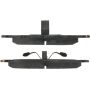 CENTRIC PARTS 102.06420 C-Tek Semi-Metallic Brake Pads with Shims