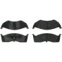 CENTRIC PARTS 102.06420 C-Tek Semi-Metallic Brake Pads with Shims