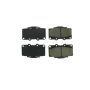 CENTRIC PARTS 102.06470 C-Tek Semi-Metallic Brake Pads with Shims