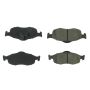 CENTRIC PARTS 102.06480 C-Tek Semi-Metallic Brake Pads with Shims