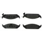 CENTRIC PARTS 102.06500 C-Tek Semi-Metallic Brake Pads with Shims