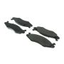 CENTRIC PARTS 102.06510 C-Tek Semi-Metallic Brake Pads with Shims