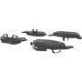 CENTRIC PARTS 102.06620 C-Tek Semi-Metallic Brake Pads with Shims