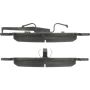 CENTRIC PARTS 102.06620 C-Tek Semi-Metallic Brake Pads with Shims