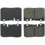 CENTRIC PARTS 102.06650 C-Tek Semi-Metallic Brake Pads with Shims