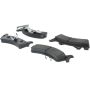 CENTRIC PARTS 102.06660 C-Tek Semi-Metallic Brake Pads with Shims