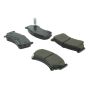 CENTRIC PARTS 102.06680 C-Tek Semi-Metallic Brake Pads with Shims