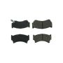 CENTRIC PARTS 102.06680 C-Tek Semi-Metallic Brake Pads with Shims