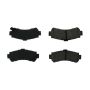CENTRIC PARTS 102.06690 C-Tek Semi-Metallic Brake Pads with Shims
