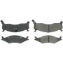 CENTRIC PARTS 102.06700 C-Tek Semi-Metallic Brake Pads with Shims