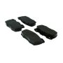 CENTRIC PARTS 102.06710 C-Tek Semi-Metallic Brake Pads with Shims