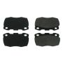 CENTRIC PARTS 102.06710 C-Tek Semi-Metallic Brake Pads with Shims