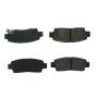 CENTRIC PARTS 102.06720 C-Tek Semi-Metallic Brake Pads with Shims