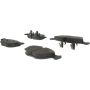 CENTRIC PARTS 102.06820 C-Tek Semi-Metallic Brake Pads with Shims