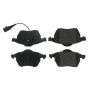 CENTRIC PARTS 102.06871 C-Tek Semi-Metallic Brake Pads with Shims