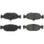 CENTRIC PARTS 102.06880 C-Tek Semi-Metallic Brake Pads with Shims
