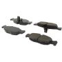 CENTRIC PARTS 102.06881 C-Tek Semi-Metallic Brake Pads with Shims