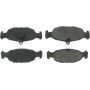 CENTRIC PARTS 102.06881 C-Tek Semi-Metallic Brake Pads with Shims