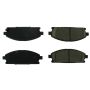 CENTRIC PARTS 102.06910 C-Tek Semi-Metallic Brake Pads with Shims