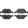CENTRIC PARTS 102.06920 C-Tek Semi-Metallic Brake Pads with Shims