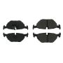 CENTRIC PARTS 102.06921 C-Tek Semi-Metallic Brake Pads with Shims