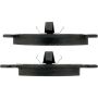 CENTRIC PARTS 102.06941 C-Tek Semi-Metallic Brake Pads with Shims