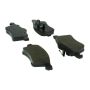 CENTRIC PARTS 102.07050 C-Tek Semi-Metallic Brake Pads with Shims