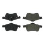 CENTRIC PARTS 102.07050 C-Tek Semi-Metallic Brake Pads with Shims