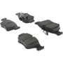 CENTRIC PARTS 102.07100 C-Tek Semi-Metallic Brake Pads with Shims