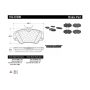 CENTRIC PARTS 102.07200 C-Tek Semi-Metallic Brake Pads with Shims