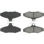 CENTRIC PARTS 102.07240 C-Tek Semi-Metallic Brake Pads with Shims