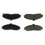 CENTRIC PARTS 102.07310 C-Tek Semi-Metallic Brake Pads with Shims