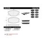 CENTRIC PARTS 102.07340 C-Tek Semi-Metallic Brake Pads with Shims