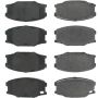 CENTRIC PARTS 102.07340 C-Tek Semi-Metallic Brake Pads with Shims