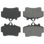 CENTRIC PARTS 102.07370 C-Tek Semi-Metallic Brake Pads with Shims