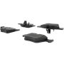 CENTRIC PARTS 102.07400 C-Tek Semi-Metallic Brake Pads with Shims