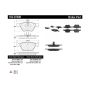 CENTRIC PARTS 102.07400 C-Tek Semi-Metallic Brake Pads with Shims