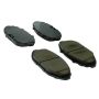 CENTRIC PARTS 102.07480 C-Tek Semi-Metallic Brake Pads with Shims