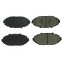CENTRIC PARTS 102.07480 C-Tek Semi-Metallic Brake Pads with Shims