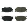 CENTRIC PARTS 102.07550 C-Tek Semi-Metallic Brake Pads with Shims