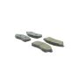 CENTRIC PARTS 102.07570 C-Tek Semi-Metallic Brake Pads with Shims